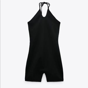 ZARA HIGH NECK STRETCH JUMPSUIT